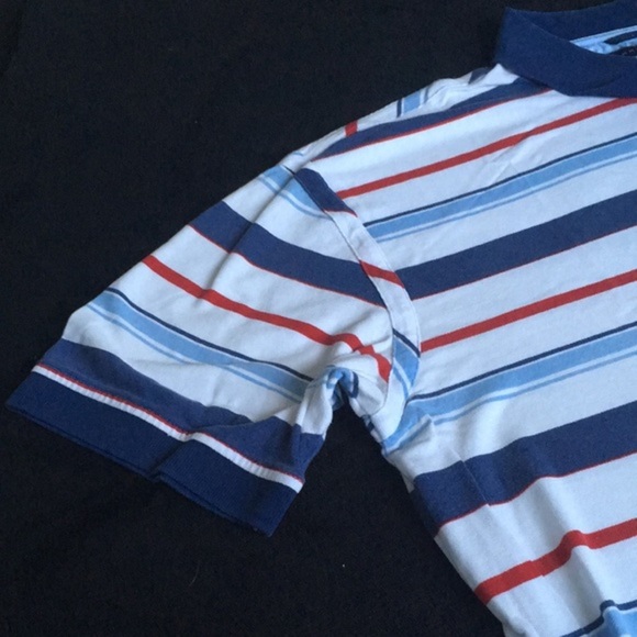 Tommy Hilfiger Blue and Red Striped Polo - Picture 5 of 8